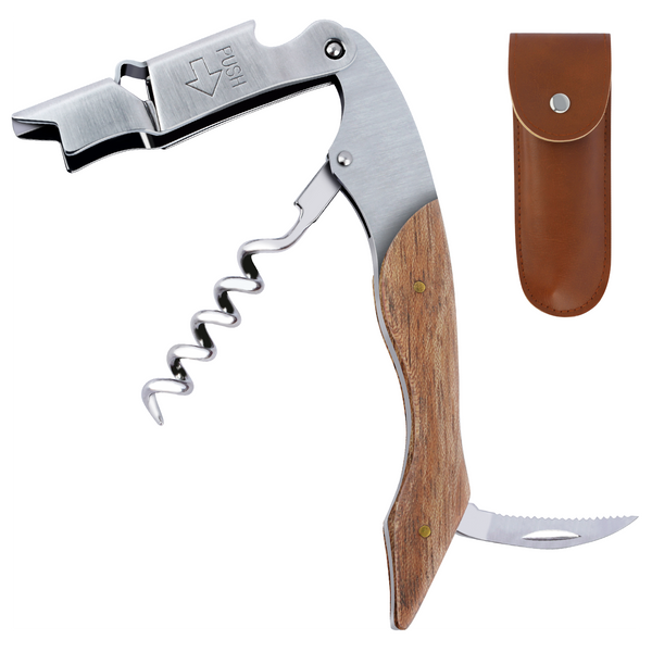 Waiters Wine Bottle Opener, Professional Waiters Corkscrew for Wine Bottles，Manual Wine Key for Servers, Waiters, Bartenders and Home Use