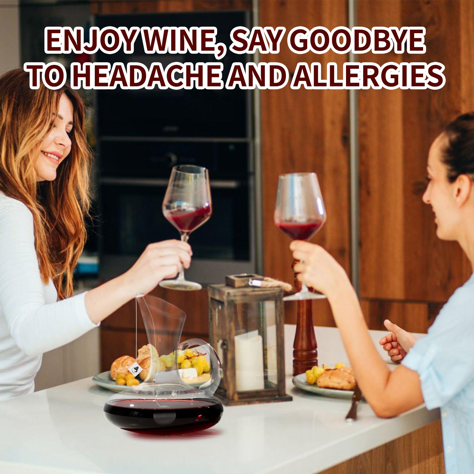 Wine Wand Wine Filters for Histamine and Sulfite Remover, the Wand Wine Purifier, Wine Wands Filters, for the Decanter(Pack of 4)