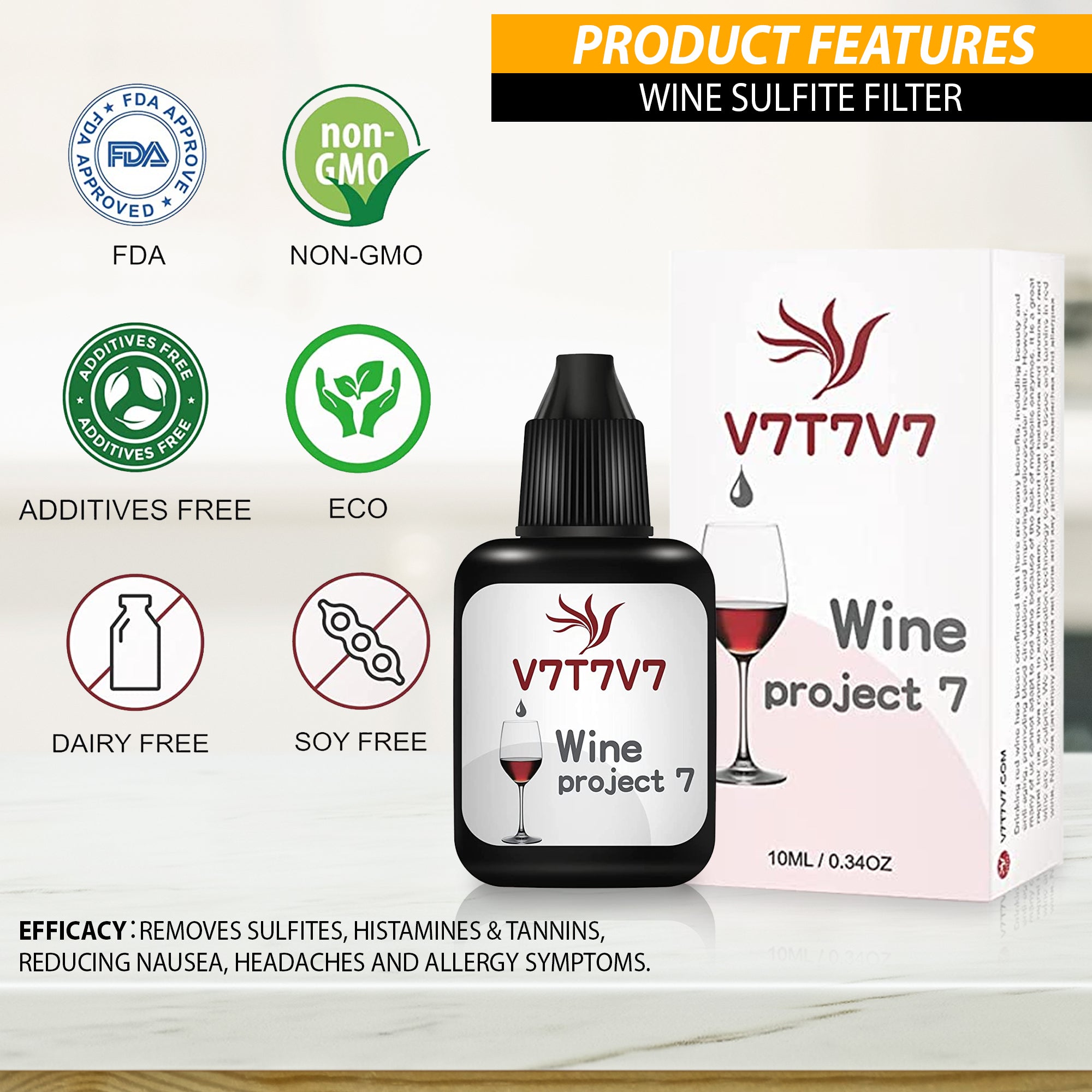 Wine Project To Remove Sulfite And Histamine, Eliminate Headaches, Reduce Wine Allergies